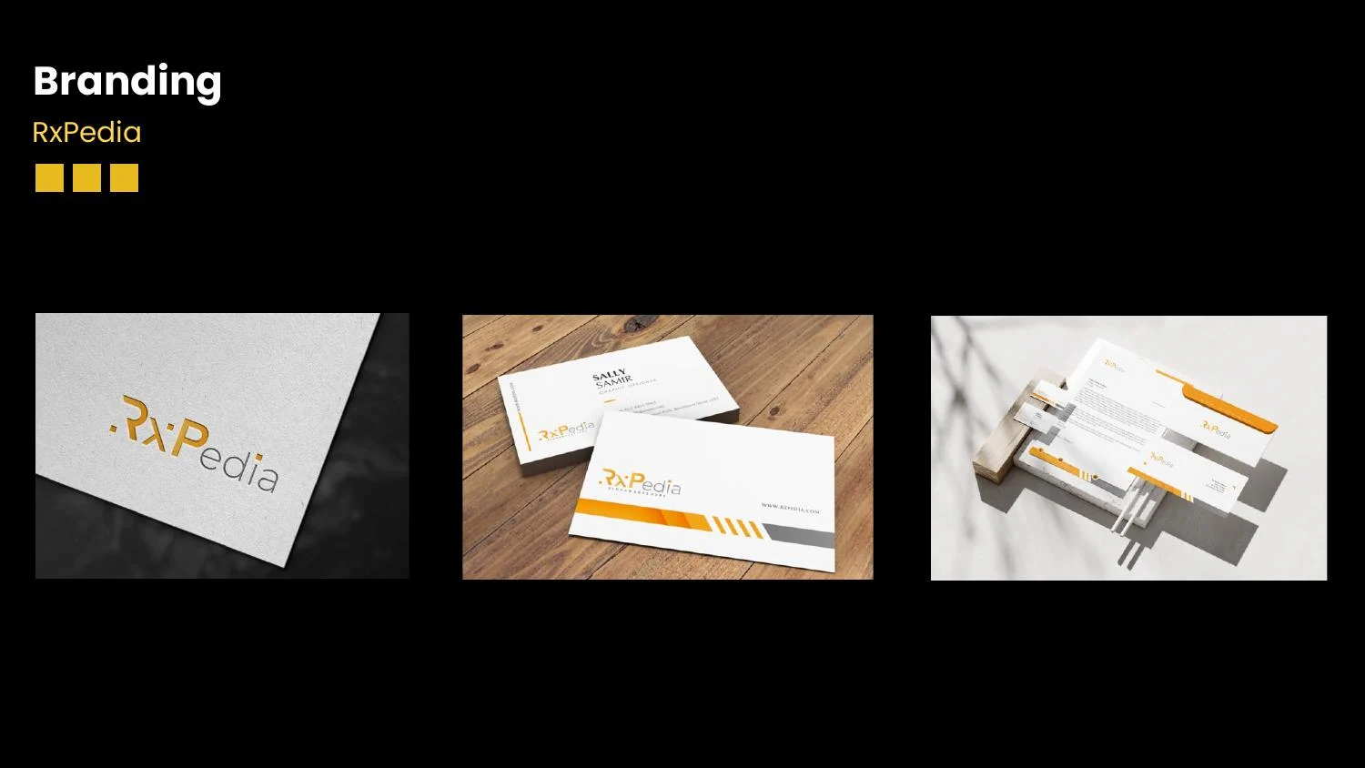 RxPedia creative portfolio